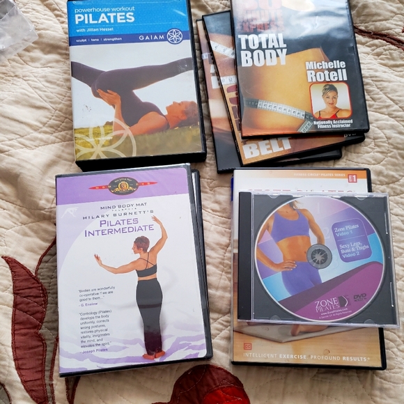 11 Workout Yoga and Pilates DVDs